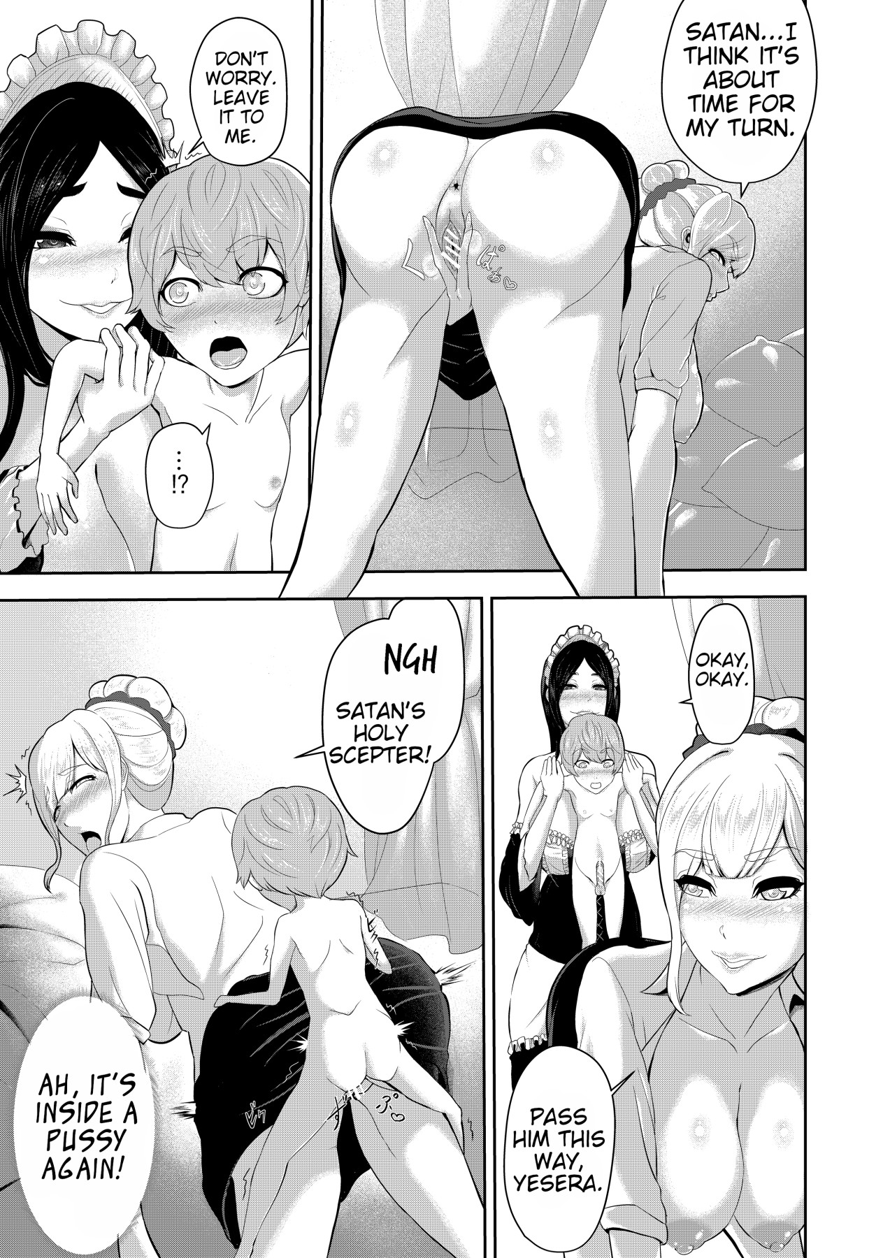 Hentai Manga Comic-Shota Satan and the Witch Slaves Services-Read-15